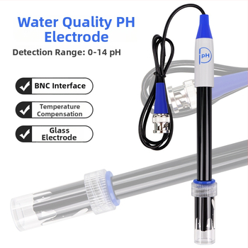 Earthworm PR201 pH jutiklis, pH kompleksinis elektroda vandens kokybės greitajam analizei, 0–14 pH diapazonas, 0,02 pH tikslumas