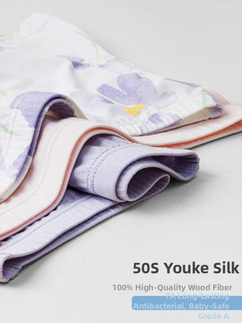 Mergaitėms skirta antibakterinė apatinė apranga su Ucosilk, regeneruotos celuliozės pluoštas 92,9%, Klasė A, 3–8 metų amžius