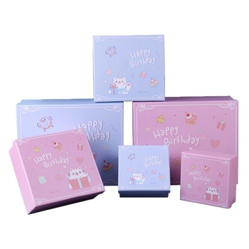 Gimtadienio dovanos dėžutė — vario plokštelė + pilkas kartonas, dovanų įpakavimas