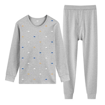 Детски комплект долни дрехи за момчета – Марка: Funi paul; 100% памук; Combed cotton; Модел: Cartoon; Топло