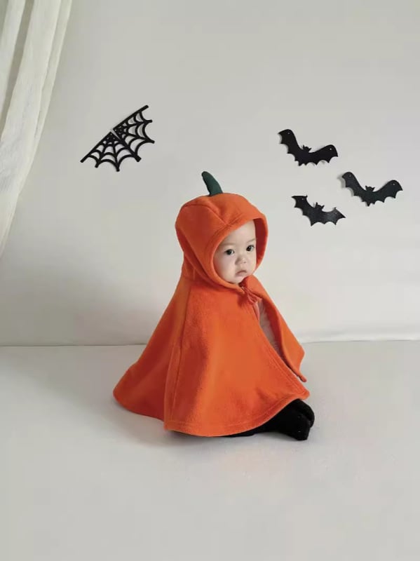 Παιδικός μανδύας σε κορεατικό στυλ με μοτίβο καρτούν, φλις πολυεστερικού υλικού, 100% πολυεστέρας, μονόβρατσο κλείσιμο, κουκούλα μη αποσπώμενη.