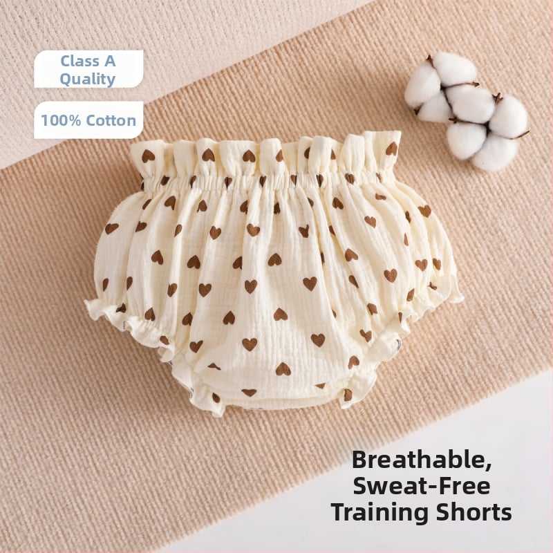 Kūdikių mokymosi kelnaitės iš marlės – antibakterinės, kvėpuojančios, saugumo klasė A, skirta kūdikiams ir mažiems vaikams (0–3 metų)