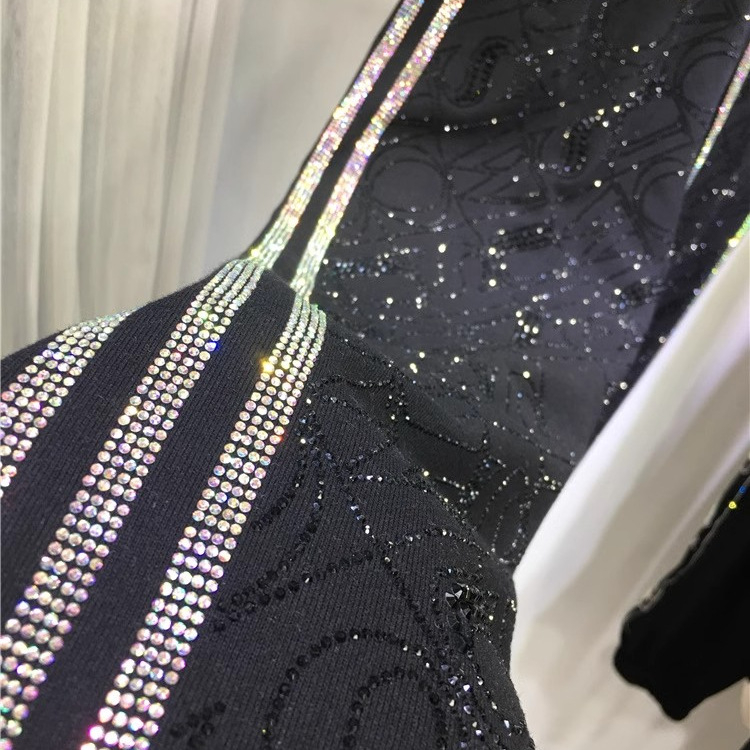 Női pamut drill szövésű mindennapi nadrág, egyenes szárú, elasztikus derék, hosszú