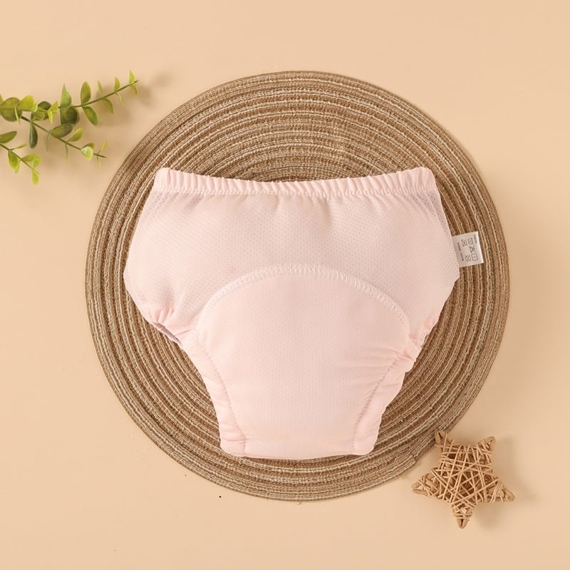 Kūdikio treniruočių kelnių iš Ice Silk audinio, anti-pratekėjimo dizainas, skalbiamos, medvilnės-poliesterio-ice silk, amžius 6–36 mėnesiai