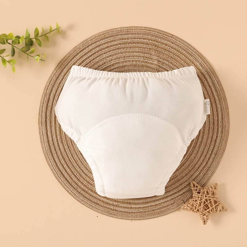 Kūdikio treniruočių kelnių iš Ice Silk audinio, anti-pratekėjimo dizainas, skalbiamos, medvilnės-poliesterio-ice silk, amžius 6–36 mėnesiai