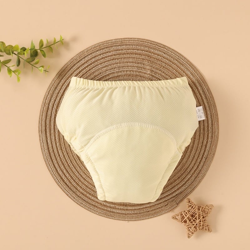 Kūdikio treniruočių kelnių iš Ice Silk audinio, anti-pratekėjimo dizainas, skalbiamos, medvilnės-poliesterio-ice silk, amžius 6–36 mėnesiai