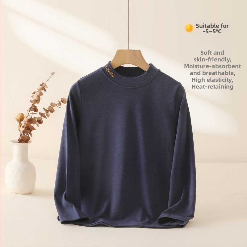 Veľkí chlapci: Teplé základné vrchné oblečenie — bezpečnostná trieda A, materiál: 40% regenerovaná celulózová vlákna, 27% akryl, 26% bavlna, 7% elastan, polovičný vysoký golier, bez kapucne, pre 8+ rokov