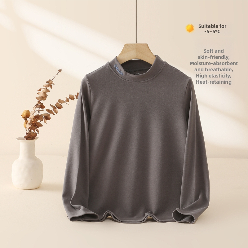 Veľkí chlapci: Teplé základné vrchné oblečenie — bezpečnostná trieda A, materiál: 40% regenerovaná celulózová vlákna, 27% akryl, 26% bavlna, 7% elastan, polovičný vysoký golier, bez kapucne, pre 8+ rokov