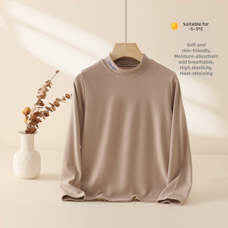 Veľkí chlapci: Teplé základné vrchné oblečenie — bezpečnostná trieda A, materiál: 40% regenerovaná celulózová vlákna, 27% akryl, 26% bavlna, 7% elastan, polovičný vysoký golier, bez kapucne, pre 8+ rokov