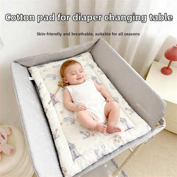 Bestme zīdaiņu matrača paliktnis ar Silk Cotton pildījumu un tīru kokvilnas audumu, raksts Seal Sailor, zīdaiņiem