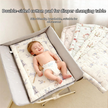 Bestme zīdaiņu matrača paliktnis ar Silk Cotton pildījumu un tīru kokvilnas audumu, raksts Seal Sailor, zīdaiņiem