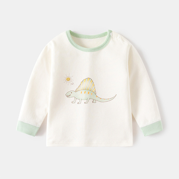 Baba pamut felső környakú, uniszex, 1–3 éveseknek, tavasz–ősz