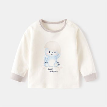 Baba pamut felső környakú, uniszex, 1–3 éveseknek, tavasz–ősz