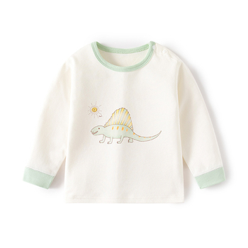 Baba pamut felső környakú, uniszex, 1–3 éveseknek, tavasz–ősz