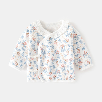 Újszülött pamut pizsama pántokkal, kerek gallér, 100% pamut, tavasz-ősz, kapucni nélküli, 0–12 hónap (80 cm-ig)