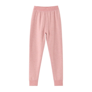 Gyermekeknek készült német fleece béléses nadrág, csíkos mintával, hosszú, elasztikus derékrész