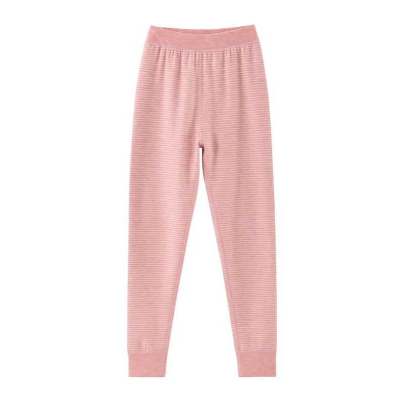 Gyermekeknek készült német fleece béléses nadrág, csíkos mintával, hosszú, elasztikus derékrész