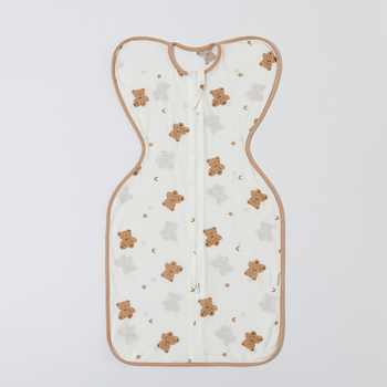 Kūdikio kokono tipo miego maišelis iš medvilnės, vidinis pamušalas iš grynos medvilnės, nailono užtrauktukas, tinkamas vasaros, pavasario ir rudens laikui, saugumo klasė A