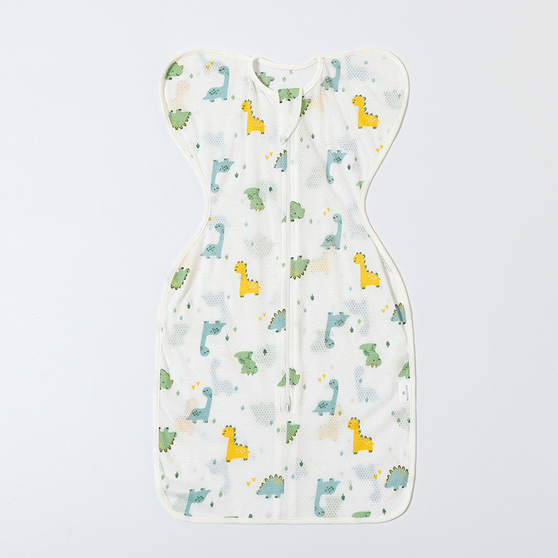 Kūdikio kokono tipo miego maišelis iš medvilnės, vidinis pamušalas iš grynos medvilnės, nailono užtrauktukas, tinkamas vasaros, pavasario ir rudens laikui, saugumo klasė A