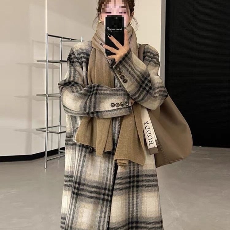 Dámsky Chenille kabát so Spandexom, japonsko-kórejský casual štýl, krátky strih, voľný strih, golier typu saka