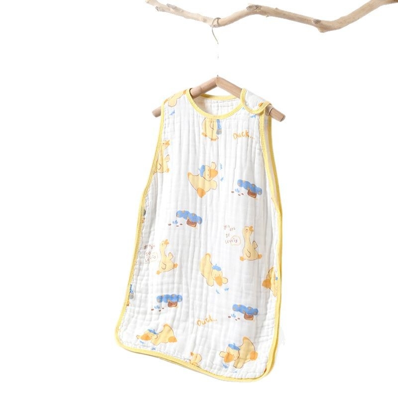 Kūdikio miego maišelis, liemenės stiliaus, 95% medvilnės užpildas, 80 cm ilgis, animacinis raštas