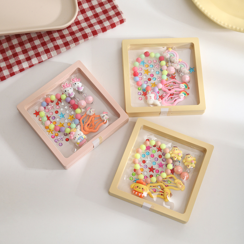 Kuromi Set de brățări pentru copii cu mărgele și clips – design prințesă, handmade, origine Jinhua, cod mz2567