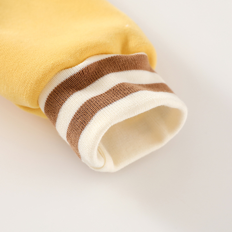 Детски подплатен дебел флийсов суитшърт, дълги ръкави, карикатурен принт, 100% полиестер, подходящ за есенно-зимния сезон