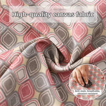 Naistele mõeldud lõuendist esiliin pikkade kätega, plekikindel, vastupidav, köögitööriided