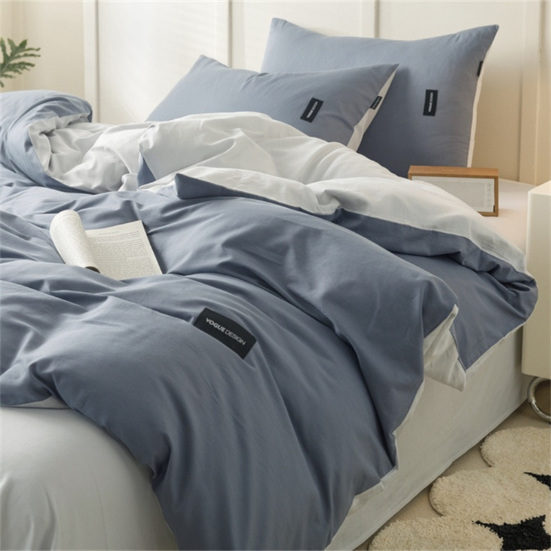 Set posteljine od 100% pamuka – 60s, dugački vlakna pamuka, twill tkanina, reaktivno bojanje, četverostruki set
