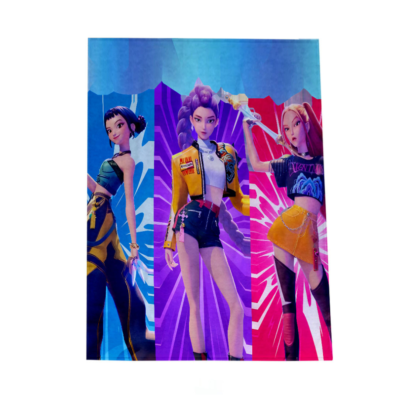 Flanelės pledas su animaciniu piešiniu, pritaikomas, visų metų naudojimui, svoris iki 300 g