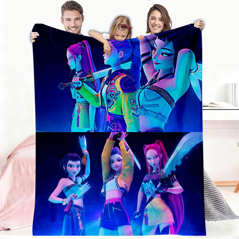 Flanelės pledas su animaciniu piešiniu, pritaikomas, visų metų naudojimui, svoris iki 300 g