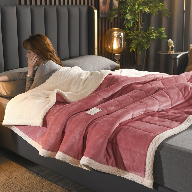 Kolmkihiline tekk fleecevoodriga, paks talvetekk, puuvillakangas, geomeetriline muster, sobiv kevadeks ja sügiseks