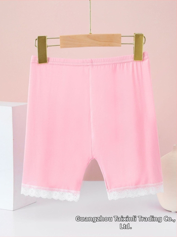 Modal vaiko vasaros saugūs šortai mergaitėms, kvėpuojantys, 95% viskozė, Saugos klasė B, amžius 3–8 metai