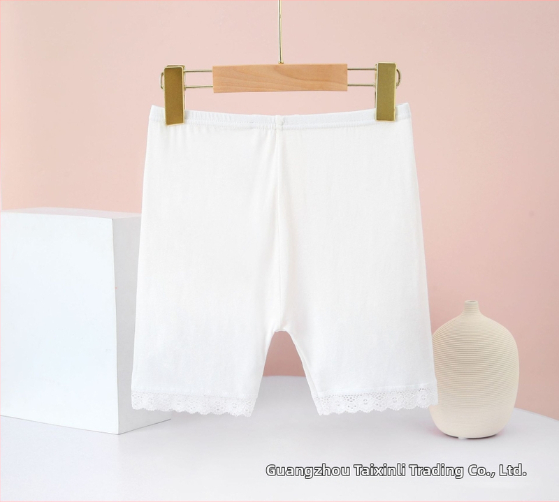 Modal vaiko vasaros saugūs šortai mergaitėms, kvėpuojantys, 95% viskozė, Saugos klasė B, amžius 3–8 metai