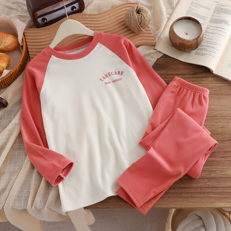 Raglán-ujjú gyerek fleece termoszett - felső és nadrág, meleg, nedvszívó, ősz-tél, 3–8 évesek