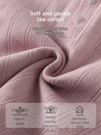 Beebi puuvillane termilise aluspesu komplekt – unisex, 100% puuvill, niiskuse juhtimine (Klass A, 1–3-aastastele)