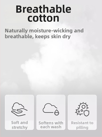 Beebi puuvillane termilise aluspesu komplekt – unisex, 100% puuvill, niiskuse juhtimine (Klass A, 1–3-aastastele)