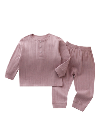 Beebi puuvillane termilise aluspesu komplekt – unisex, 100% puuvill, niiskuse juhtimine (Klass A, 1–3-aastastele)