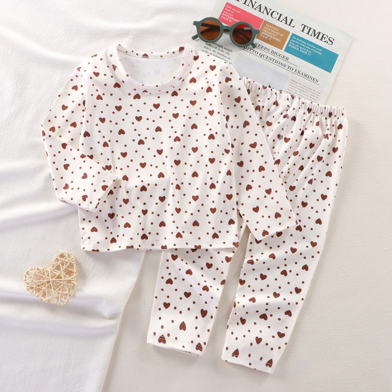 Gyerekeknek készült fleece melegítő készlet: uniszex, 95% poliészter, fleece anyag, minta karikatúra/betű, 3–8 éveseknek, téli otthoni ruházat