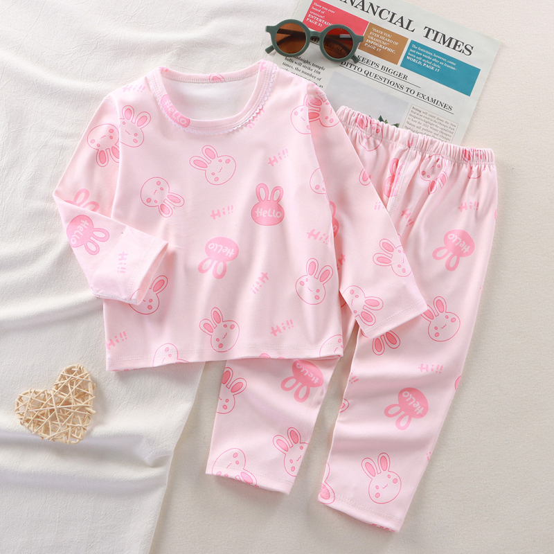 Gyerekeknek készült fleece melegítő készlet: uniszex, 95% poliészter, fleece anyag, minta karikatúra/betű, 3–8 éveseknek, téli otthoni ruházat