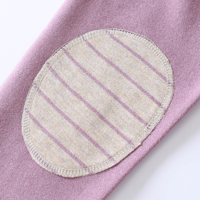 Gyerekeknek szóló fleece otthoni viselet - uniszex, vastag, 95% poliészter, csíkos, koreai stílus (3–8 évesek, ősz-tél)