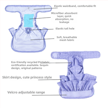 Fiziologinės kelnės - ekologiškai draugiškas perdirbtas audinys / poliesteris, skalbiamos, europietiško- Amerikos stiliaus, moterims, prekės ženklas: Bablonrabi/Babylon Raby