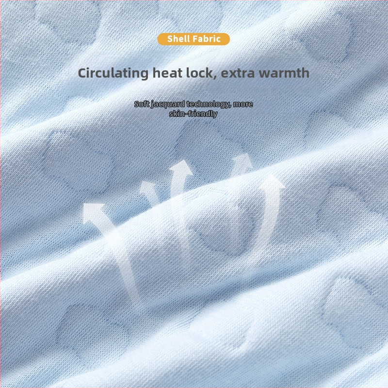 Детско памучно топло горнище за зима, кръгло деколте, без качулка, термо бельо за възраст 1–3 години, мека обработка на тъканта