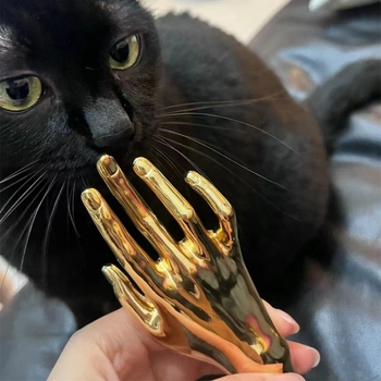 Geometriska brošā no sakausējuma, elektroplēkāta pārklājums, universāls vintages stils, pielāgojams, Ziemas 2023