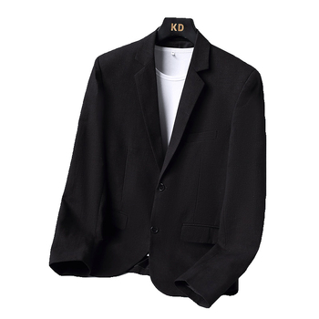 Meeste slim-fit linane bleiser, Korea stiilis, hingav, kevad-sügise jaoks, igapäevane bleizer