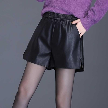 Ženske široke hlače, dužina 3/4, džepovi, mikroelastičnost