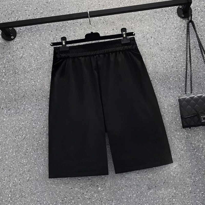 Γυναικείες παντελόνες-σουτ σε στυλ κοστουμιού, ψηλή μέση, πολυεστέρας, ίσια γραμμή, μήκος 5/4, κορεατικό στυλ