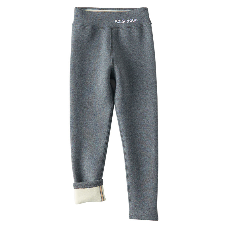 Dječje hlače za djevojčice, pamuk, zimske, visokog struka, bez otvora u preponama (uzrast 3–8 godina)