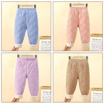 Školske hlače za dječju uniformu – jesen/zima, trostruki fleece podstava, srednji pojas, poliester