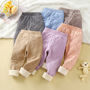 Školske hlače za dječju uniformu – jesen/zima, trostruki fleece podstava, srednji pojas, poliester